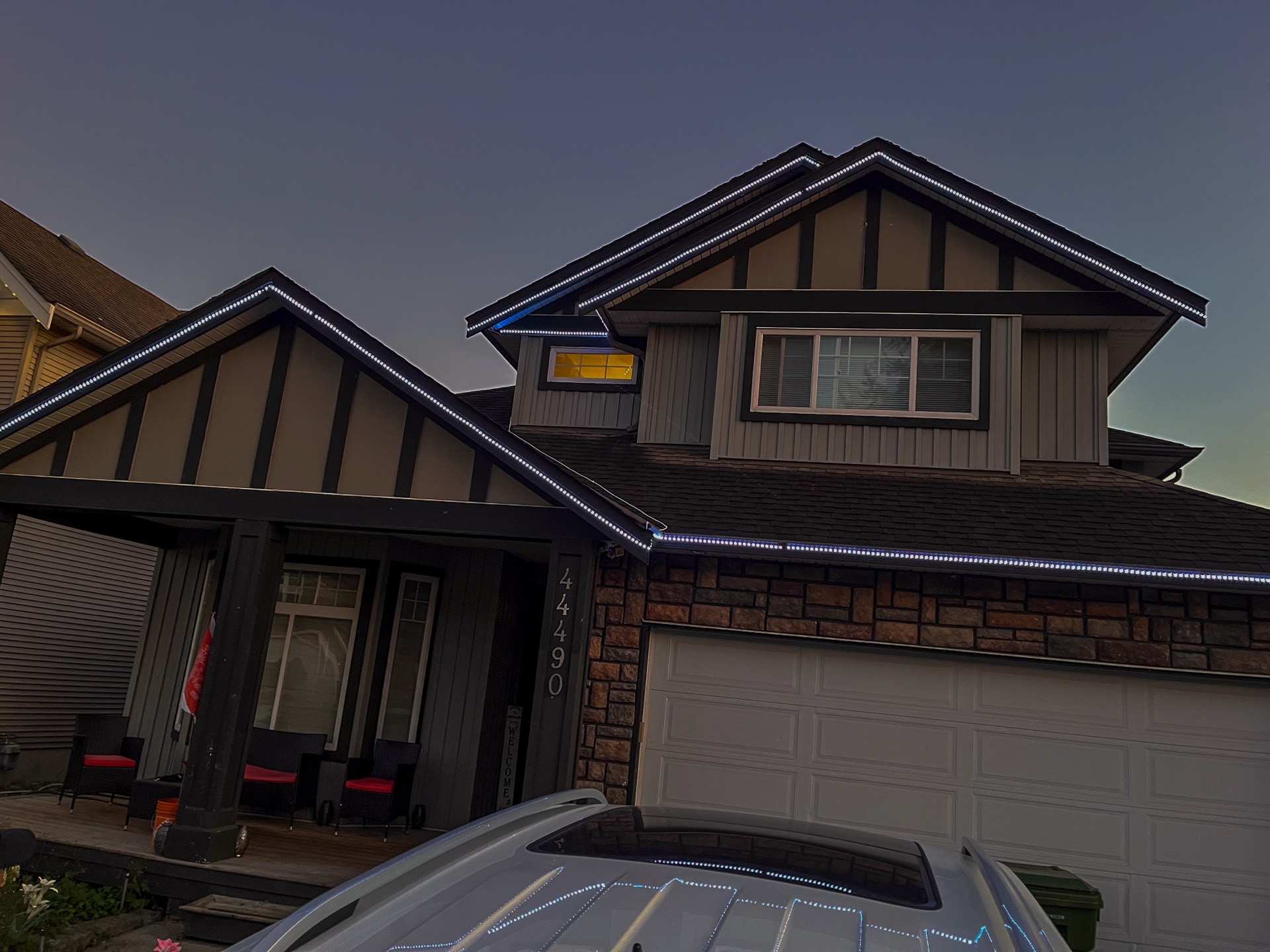 Residential LED lighting installation